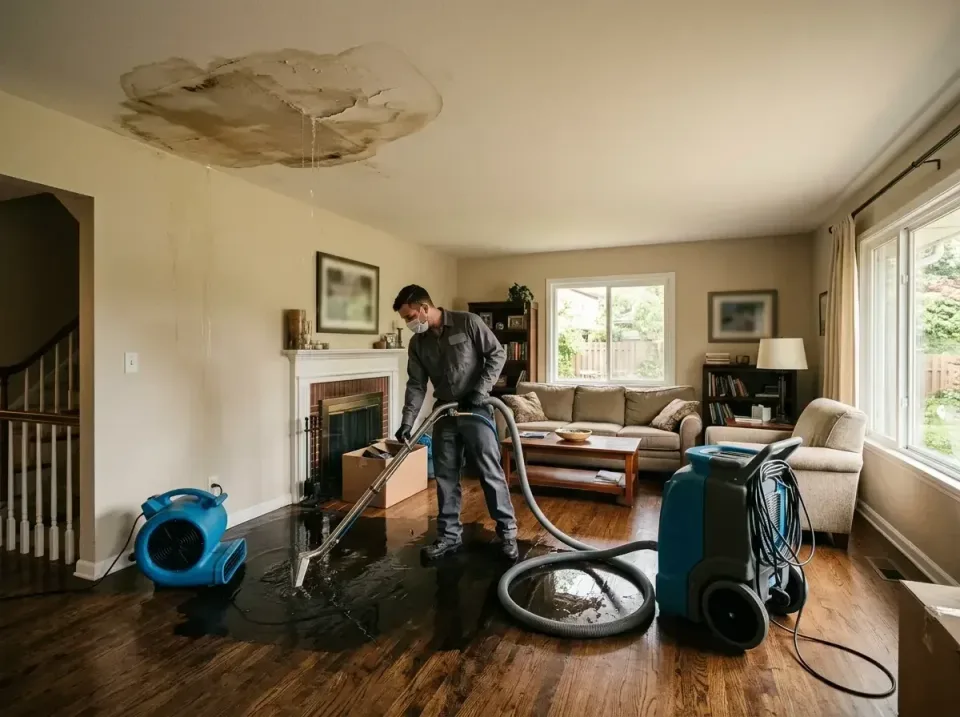 attic-pipe-burst-ceiling-drip-008 — frequently asked questions, Water Damage Restoration & Carpet Care in Hollywood, FL